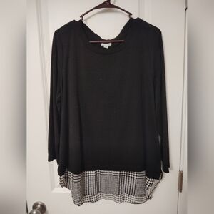 Long sleeve Black sweater style
